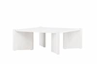 Rogaland sofabord 100x100cm hvid