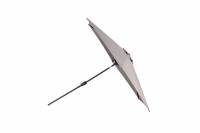 Leeds parasol &Oslash;300cm gr&aring; aluminium og polyester