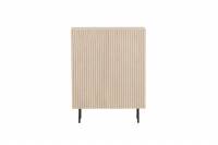 Bj&ouml;rk&ouml;n skab 80x103x30 cm med hylder hvidkalket fin&eacute;r