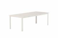 Levels havebord 229x100cm i nonwood og aluminium beige