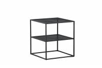 Netz sidebord 55x55cm st&aring;l sort