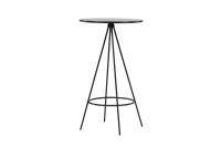 Bistro barbord &Oslash;60cm MDF sort