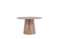 Lanzo rundt spisebord &Oslash;120cm MDF natur