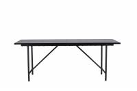 Astrid spisebord 200x90cm MDF sort