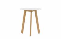 Leonora spisebord &Oslash;65cm MDF hvid