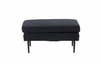 Boom Ottoman 90x70cm sort