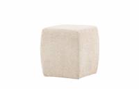 Neapel puf 45x40x40cm i boucl&eacute; beige