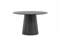 Lanzo rundt spisebord &Oslash;120cm MDF m&oslash;rk brun