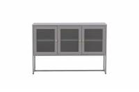 Malla glasskab med 3 l&aring;ger 120x80x40cm gr&aring;