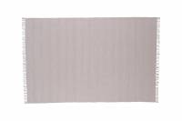 Nico h&aring;ndv&aelig;vet bomuldst&aelig;ppe 200x300cm beige
