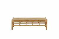 Cane havebord 70x120cm bambus natur