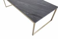 Estelle sofabord 120x60cm i marmorlook guld