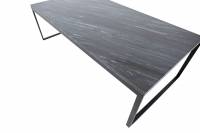 Estelle sofabord 120x60cm i marmorlook gr&aring;