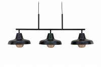 St&ouml;ten loftlampe 48 cm i sort med kobberdetaljer