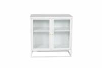 Bakal vitrineskab 40x85x85cm hvid