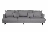 Sofia sofa 3-personers gr&aring; stof