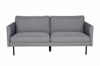 Zoom sofa 2-personers gr&aring; polyester