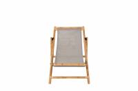 Cane foldbar solstol i bambus natur