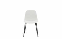 Arctic spisebordsstol i plast hvid