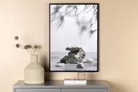 Plakat Sandstones 70x100cm hvid