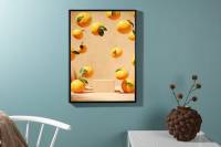 Plakat Lemons 70x100cm beige