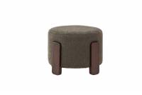 Coffey puf &Oslash;50cm i polyester gr&aring;