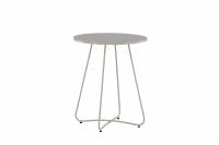 Bacong udend&oslash;rs cafebord &Oslash;60cm st&aring;l beige