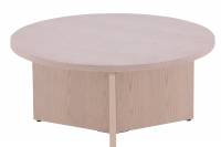 Salt&ouml; sofabord &Oslash;65cm MDF natur