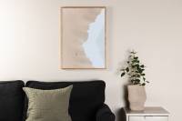 Plakat Sand Beach 50x70cm beige