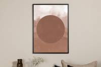 Plakat Soft Shades 70x100cm brun