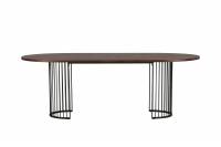 Hamnesk&auml;r spisebord 220x110cm MDF brun