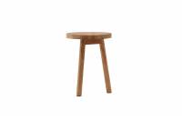 Bohus puf &Oslash;33cm i teak natur