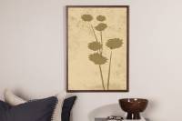 Plakat Flower art 70x100cm beige