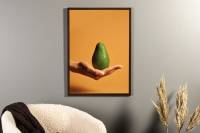 Plakat Avocado 30x40cm orange