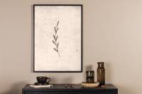 Plakat Autumn Leaf 70x100cm beige