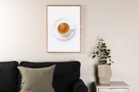 Poster med motiv af Skummet kaffe 21x30cm