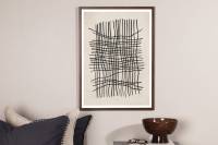 Plakat Linework 50x70cm beige