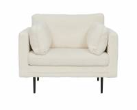 Boom l&aelig;nestol 110 cm polyester hvid