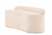 Pocatello sofa 2-personers hvid boucle