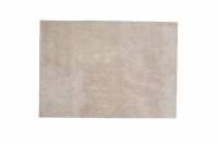 Undra t&aelig;ppe 160x230cm med silkebl&oslash;d polyesterluv beige