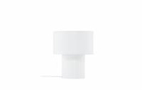 Globia bordlampe 40 cm i hvidt linned