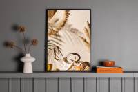 Plakat Beach 50x70cm beige