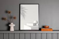 Plakat White Box 50x70cm beige