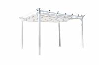 Lazio pergola 395x345x250cm, hvid