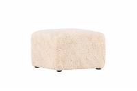 Frankie puf 50x50cm beige fleece
