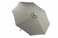 Sabal parasol med LED belysning &Oslash;270cm gr&aring;