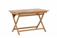 Kenya havespisebord 120x70cm i teak
