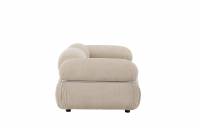 Mika modulsofa Beige/S&oslash;lv &ndash; elegant og stilren 2 dele