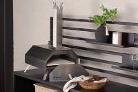 Hamn&aring; udend&oslash;rs pizzaovn i st&aring;l