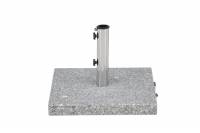 Stathera parasolfod med hjul 50x50cm granit